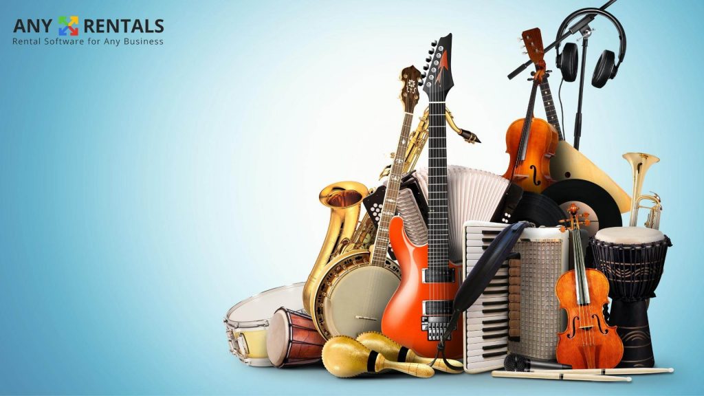 Musical instrument rental software