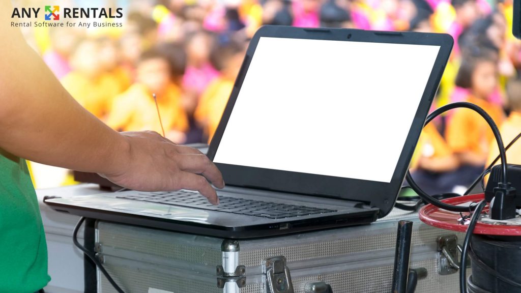 audio-visual rental software
