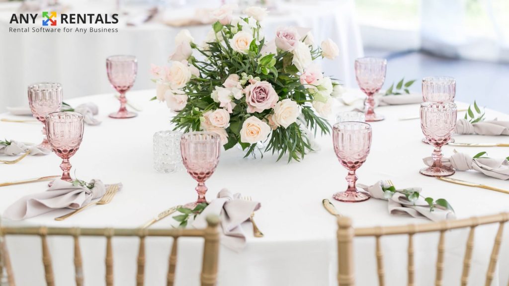 wedding rental software